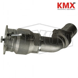 Dixon® Vapor Recovery Coupler x 45° Swivel Hose Shank VR4040CS-ALS45