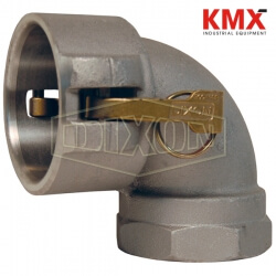 Cam & Groove 90° Type D Coupler x Female NPT Elbow 200D-90AL