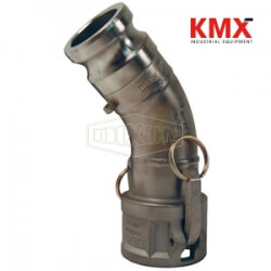 Dixon® Type DA 45° Elbow Adapter x Coupler 200DA-45SS