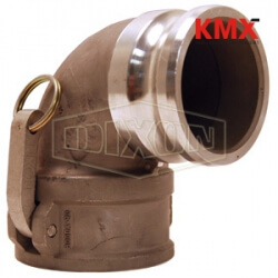 Dixon® Type DA 90° Elbow Adapter x Coupler 200DA-90SS
