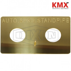 Wall Plate for Double Clapper Siamese Assembly WP2H-ASSP-P