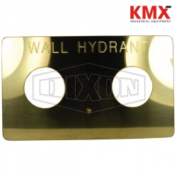 Wall Plate for Double Clapper Siamese Assembly WP2H-HY-P