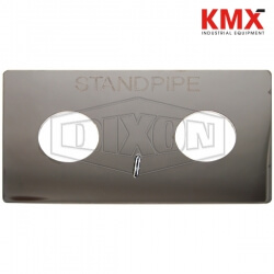 Wall Plate for Double Clapper Siamese Assembly WP2HSP-C