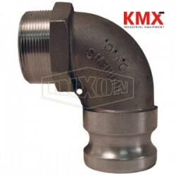 Cam & Groove 90° Type F Adapter x Male NPT Elbow 200F90AL