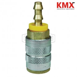 F-Series Pneumatic Manual Push-Loc Hose Barb Coupler 2FB2-B