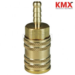 M-Series ARO Pneumatic Manual Standard Hose Barb Coupler 2MS2-B