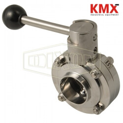 B5107-Series Butterfly Valve with Pull Handle Weld End B5107V200BB-A