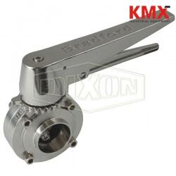 B5107-Series Butterfly Valve with Trigger Handle Weld End B5107V200BB-C