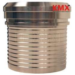 Dixon Sanitary Style Crimp Stem Female Bevel Seat End x Hose shank CBSR400
