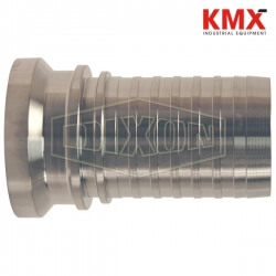 Dixon Sanitary Style Crimp Stem Female I-Line End x Hose Shank CILR150