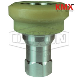 DQC H-Series ISO-B Food Grade Nylon Flanged Female Threaded Coupler D-4HF4-S-FNS
