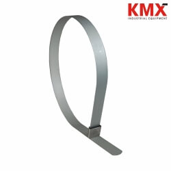 Center Punch Band Clamp Open End, Galvanized, 2