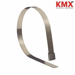 Center Punch Band Clamp Open End, SS, 1-3/8