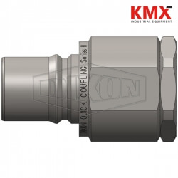 DQC H-Series ISO-B High Volume Female Plug H12BF12-SS