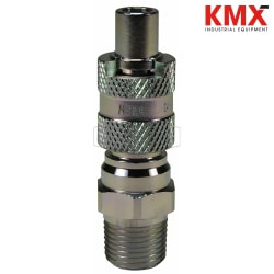 Dix-Lock® N-Series Interchange Male Head x Male Threaded End Plug N3BM4