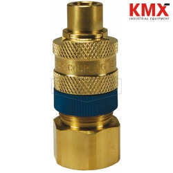 Dix-Lock® N-Series Bowes Interchange Female Threaded Safety-Lock Plug N4F4-B-LS