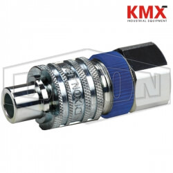 Dix-Lock® N-Series Interchange Male Head x Female Threaded Safety-Lock End Plug N4F6-LS