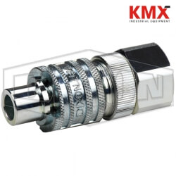 Dix-Lock® N-Series Interchange Male Head x Female Threaded Safety-Lock End Plug N4F6-ZLS