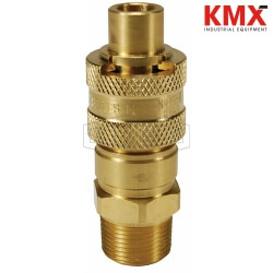 Dix-Lock® N-Series Interchange Male Head x Male Threaded End Plug N4M6-B