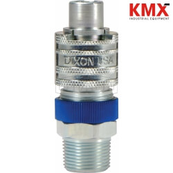 Dix-Lock® N-Series Interchange Male Head x Male Threaded Safety-Lock End Plug N4M6-LS