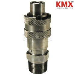 Dix-Lock® N-Series Interchange Male Head x Male Threaded End Plug N4M8-SS
