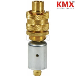 Dix-Lock® N-Series Bowes Interchange Coupler with Ferrule Male Locking Head N4S4-B-LS-WF