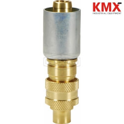 Dix-Lock® N-Series Bowes Interchange Coupler with Ferrule Male Head N4S6-B-WF