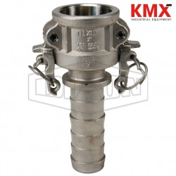 Boss-Lock Cam & Groove Type C Coupler x Hose Shank RC100BL