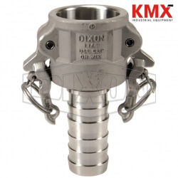 Boss-Lock Cam & Groove Type C Coupler x Hose Shank RC125BL