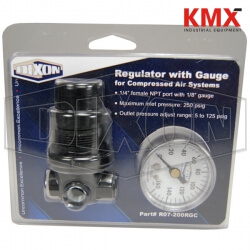 R07 Series 1 FRL's Carded Miniature Regulator- Retail Packaged PND-R07-200RGC