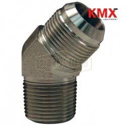 45° Male JIC 37° Flare x Male NPTF Elbow 2503-4-4