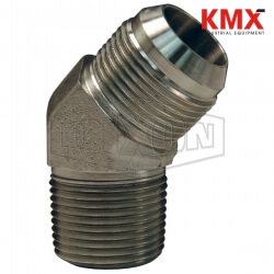 45° Male JIC 37° Flare x Male NPTF Elbow 2503-8-8