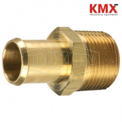Male NPTF x Beaded Hose Barb 268B0402