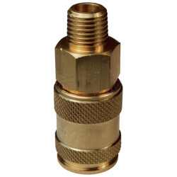 U-Series Universal Pneumatic Male Threaded Coupler 3UBM3-B