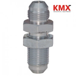 JIC 37° Flare Bulkhead Union with Lock Nut 2700LN-16