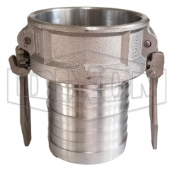 EZ Boss-Lock with Paddle Handle Cam & Groove Type C Coupler x Hose Shank AC400EZP