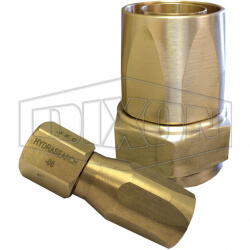 Hydrasearch® Reusable 3-piece 37° Brass Fitting AN-48A-05