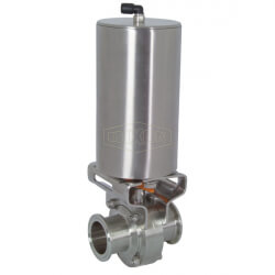 B5107-Series Butterfly Valve with Vertical Canister Actuation B5107E100CCG