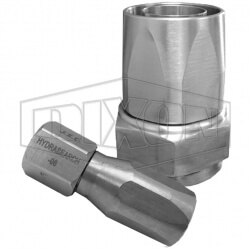 Hydrasearch® Reusable 3-piece 37° Stainless Steel Fitting CR-48A-06