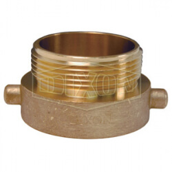 Hydrant Adapter Pin Lug Brass HA15NYFD15T