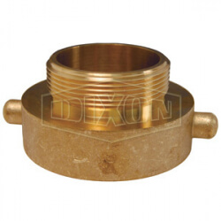 Hydrant Adapter Pin Lug Brass HA25NYC75T