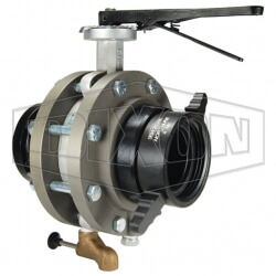 Aluminum Storz x Female Swivel Butterfly Valve SFBTFLY4060F