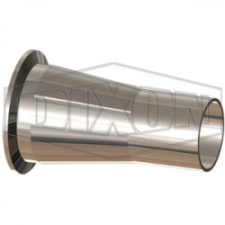 BioPharm Clamp x Weld Concentric Reducer T31M-600300PL