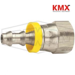Female 45°SAE/37°JIC Swivel x Push-on Hose Barb 2870407SS
