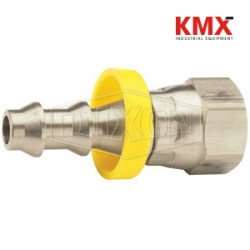 Female 45°SAE/37°JIC Swivel x Push-on Hose Barb 2870812SS