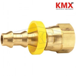 Female 45°SAE/37°JIC Swivel x Push-on Hose Barb 2871214C