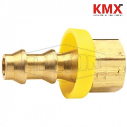 Female SAE Inverted Flare Rigid x Push-on Hose Barb 2920406C