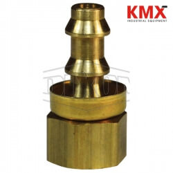 Female SAE Inverted Flare Rigid x Push-on Hose Barb 2920408CBC