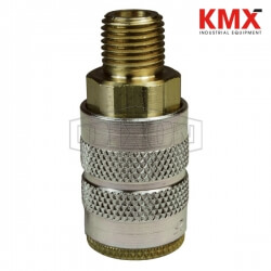 F-Series Pneumatic Manual Male Threaded Coupler 2FBM3-B