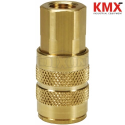 F-Series Pneumatic Manual Female Threaded Coupler 2FF2-B-BS